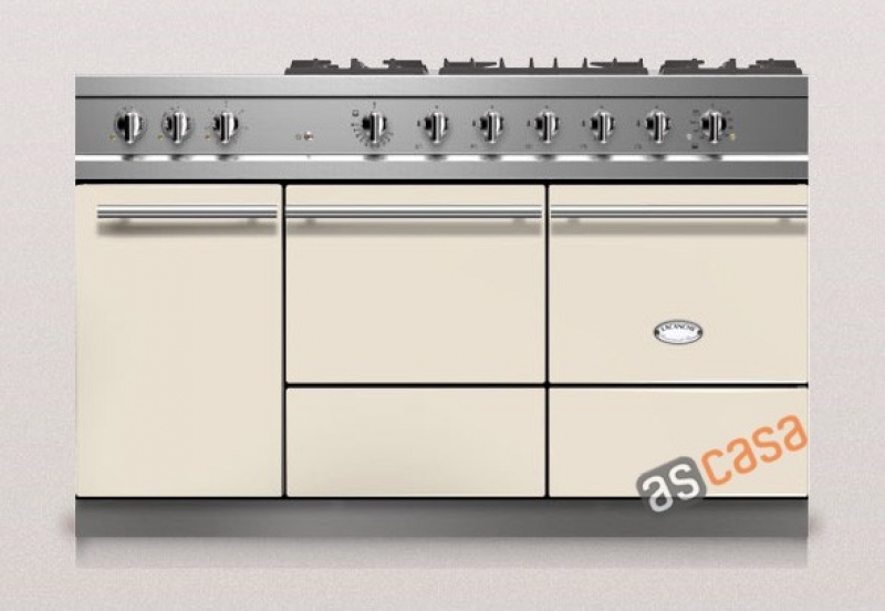 Lacanche Cluny 1400 G Modern, cooking station, 140.5 cm, color ivory, with 5 year guarantee!