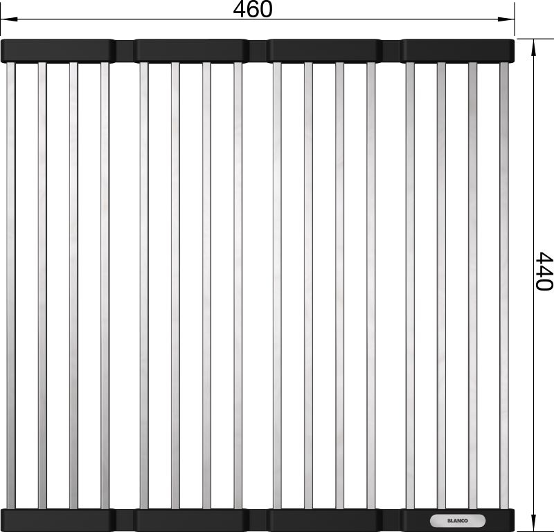 Blanco folding mat 460 x 440, 238483