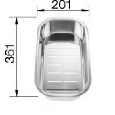 Многофункциональная чаша BLANCO из нержавеющей стали, 224787