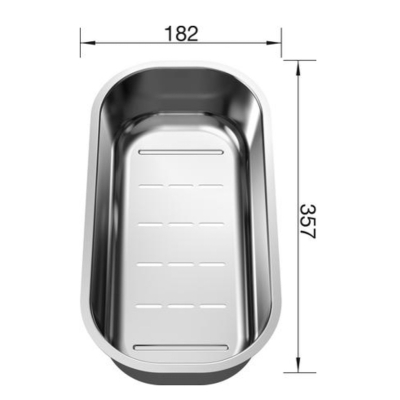 Blanco funktsionaalne kauss roostevabast terasest, 225253