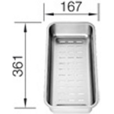 BLANCO multifunktsionaalne kauss roostevabast terasest, 223077