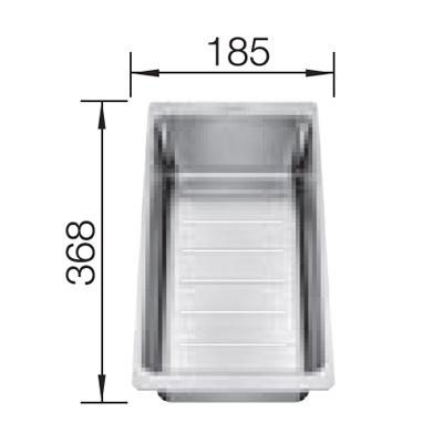 BLANCO multifunktsionaalne kauss roostevabast terasest, 233739