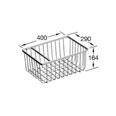 Villeroy &amp; Bochi traatkorv roostevabast terasest, 9K12 00 K1