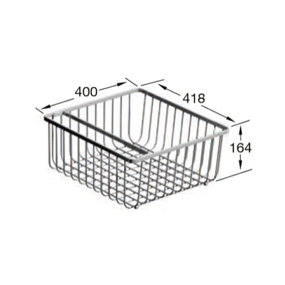 Villeroy &amp; Boch wire basket made of stainless steel, 9K10 00 K1