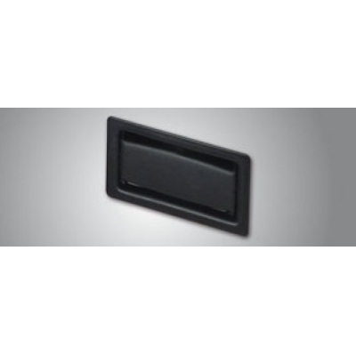 Systemceram ülevoolu ruudukujuline, must, 0623