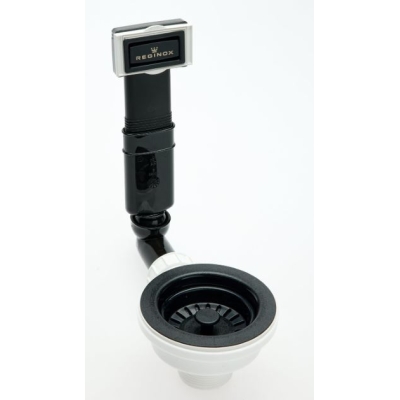 Reginox colored drain fitting Pure Black 3.5" R34699