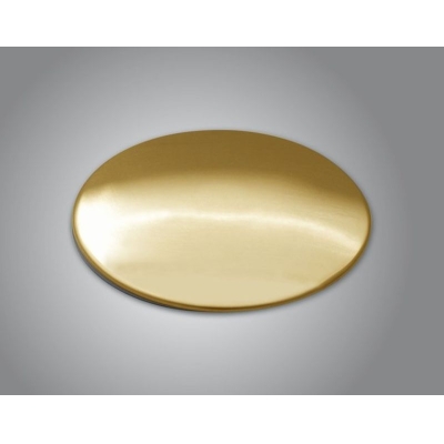Systemceram Sink and Shower Cover, matt gold, 0909