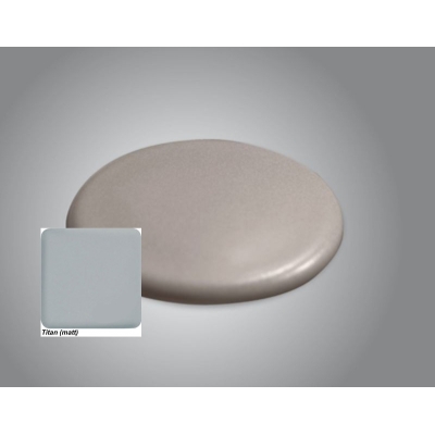 Крышка для раковины и душа Systemceram, керамика-титан (матовая), 0906