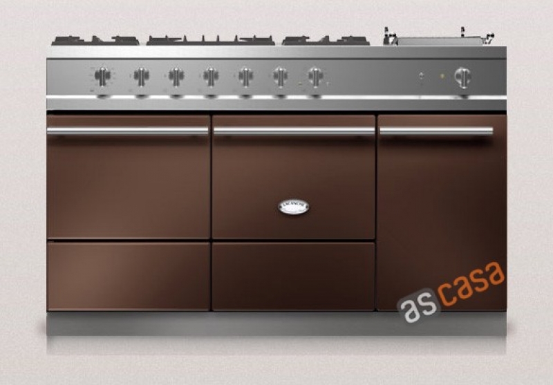 Lacanche Cluny 1400 D Modern, cooking station, 140.5 cm, color chocolate, with 5 year guarantee!