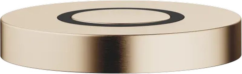 Dornbracht Air Switch control button for garbage shredder, round, brushed champagne (22kt gold), 10713970-46