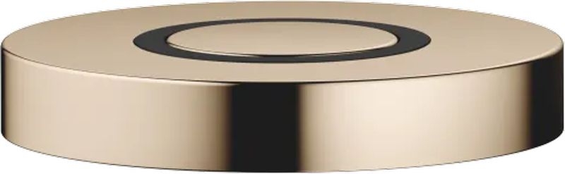 Dornbracht Air Switch control button for garbage shredder, round, champagne (22kt gold), 10713970-47