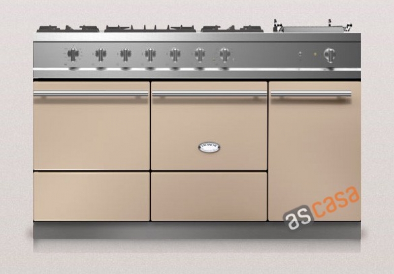 Lacanche Cluny 1400 D Modern, cooking station, 140.5 cm, color almond cream, with 5 year guarantee!