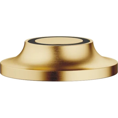 Кнопка управления Dornbracht Vaia Air Switch для измельчителя мусора, круглая, матовая латунь (23-каратное золото), 10713809-28