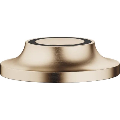 Dornbracht Vaia Air Switch control button for garbage shredder, round, brushed champagne (22kt gold), 10713809-46