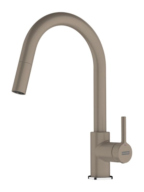 Franke Lina pull spout single lever mixer, high pressure, cashmere, 115.0626.084