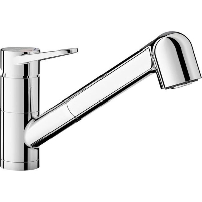 Blanco Wega-S-F II window fitting chrome high pressure pull spout, 526418