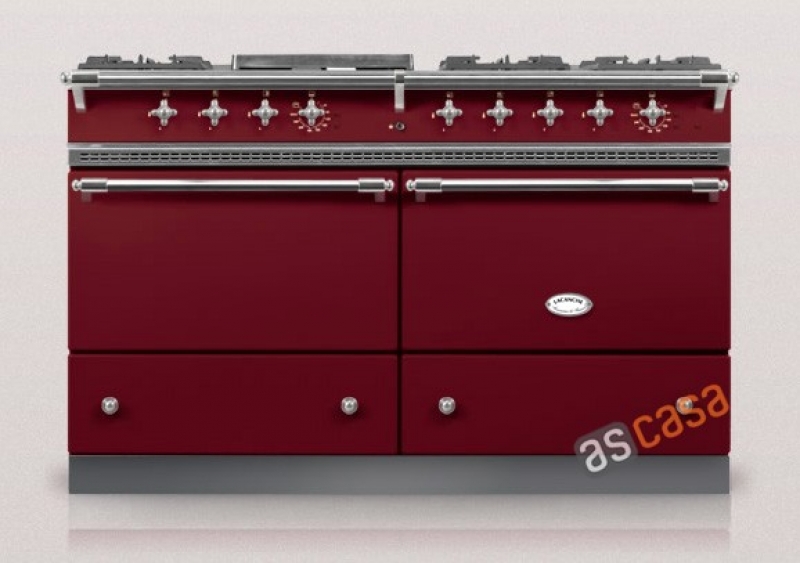 Lacanche Sully Classic, cooking station, 140.5 cm, color burgundy, with 5 year guarantee!