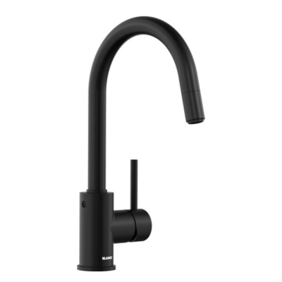 Blanco Mida-S black matt, fitting, high pressure pull spout hose shower, 526653