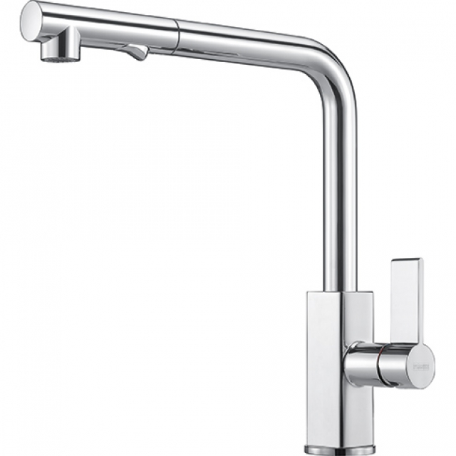 Franke Maris pull-out shower, color chrome, single lever mixer, 115.0392.357, 11105