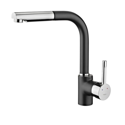 Teka ARK 938 N, high-pressure pull-out shower, black, 23938120N