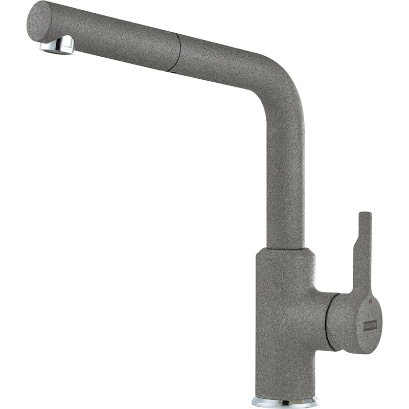 Franke Urban single lever mixer, high pressure pull spout, stone gray, 115.0595.089, 12693