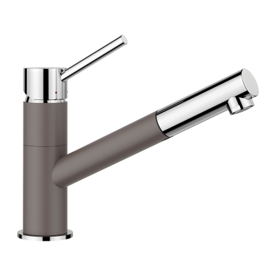 Blanco Kano-S имитация Silgranit, серый вулкан/хром, 526952