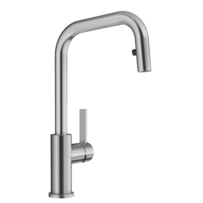 Blanco Jandora-S brushed stainless steel, fitting, high pressure pull spout hose shower, 526614