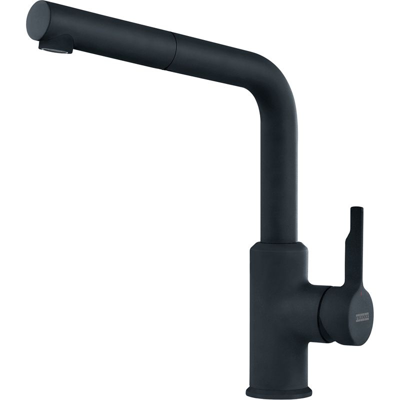 Franke Urban single lever mixer, high pressure pull spout, black matt, 115.0627.523, 12293