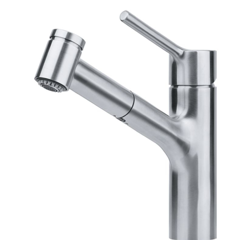 Franke Taros-Neo single lever mixer, high-pressure pull-out spray, stainless steel, 115.0596.386, 12270