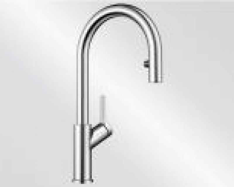 Blanco Carena-S Vario fitting, high pressure pull spout hose shower, color chrome, 521356