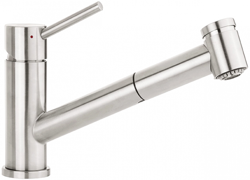 Villeroy &amp; Boch fitting Como Switch, solid polished stainless steel, high pressure, 927200LE