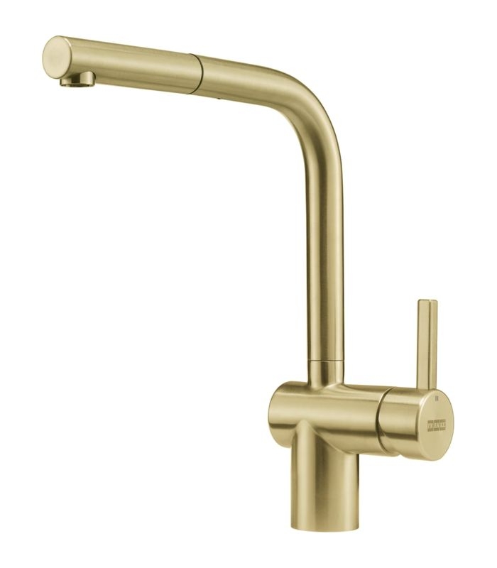 Franke Atlas Neo pull spout single lever mixer, high pressure, gold, 115.0681.242