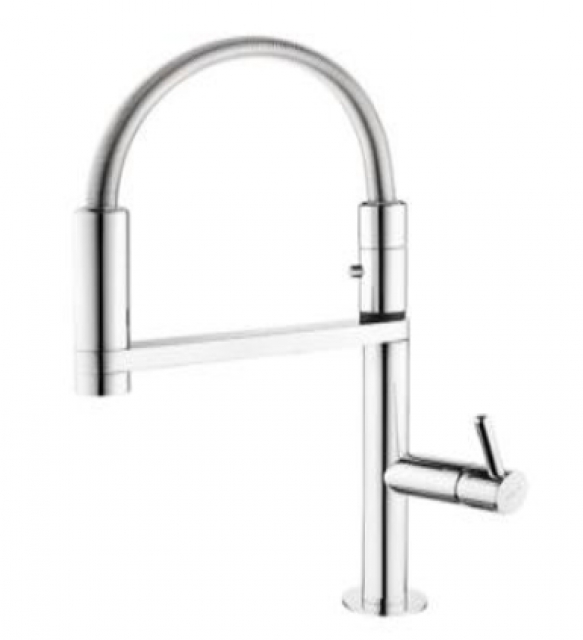 Systemceram MOVE, single lever mixer with hand shower, high pressure, 10071, color chrome