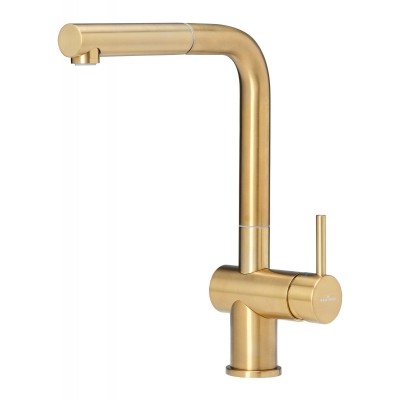 Reginox Cedar ühe hoova segisti, kõrgsurvetõmbetila, kuldlina, R35986