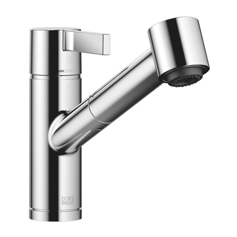 Dornbracht Eno pull-out single lever mixer with shower function, high pressure, chrome, 33870760-00