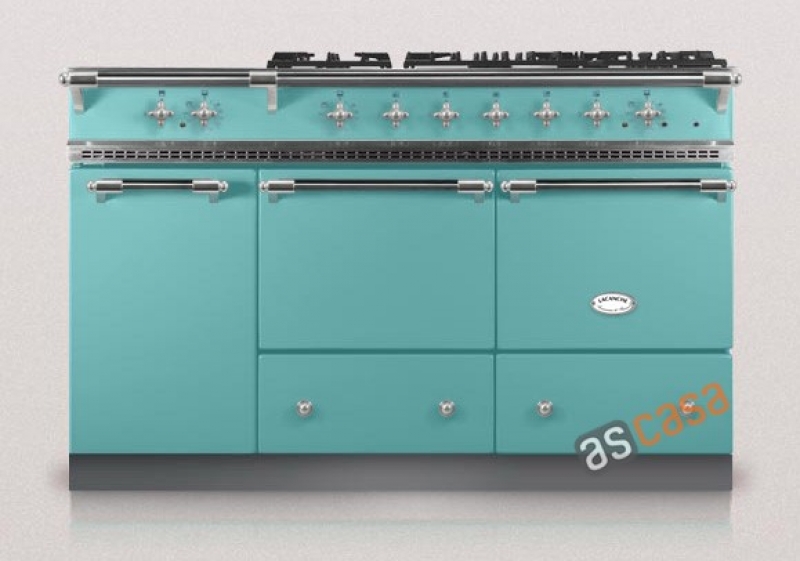 Lacanche Cluny 1400 G Classic, cooking station, 140.5 cm, color coral blue, with 5 year guarantee!