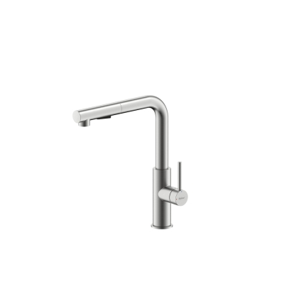 Servizio Namor 4, roostevabast terasest viimistlus, kõrgsurve, voolikudušš, ühe hoova segisti, 5025007