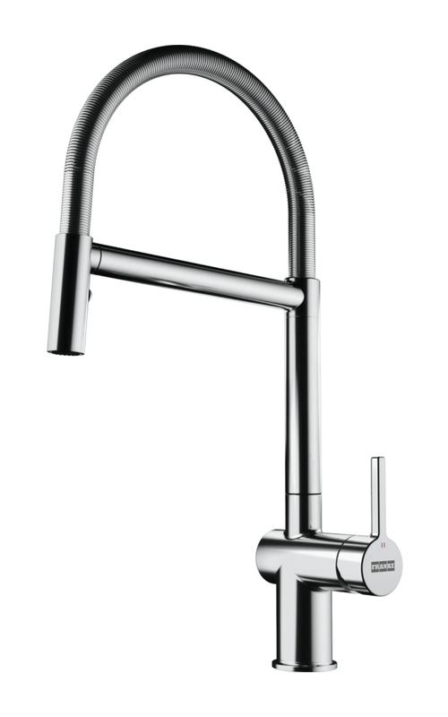 Franke Active Semi-Pro single lever mixer, high pressure pull spout, chrome, 115.0653.407