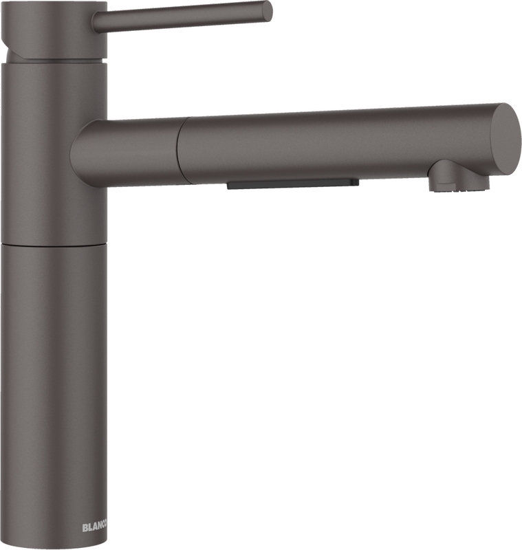 Blanco Alta-S II Silgranit look high pressure pull spout, rock gray, 527547