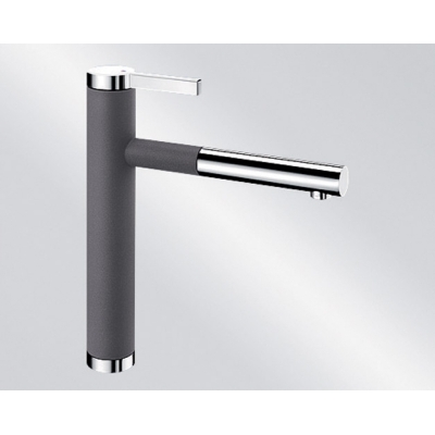 Blancolinee-S Silgranit look, värvus kivihall/kroom, 518804