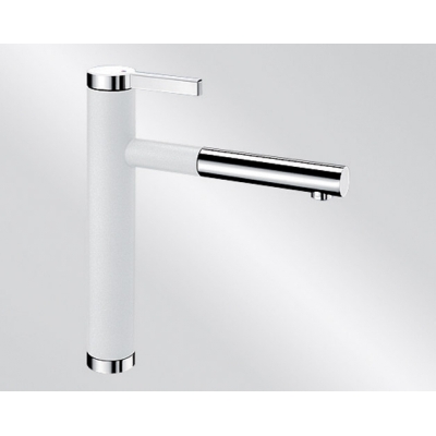 Blancolinee-S Silgranit look, color silgranit white/chrome, 518441