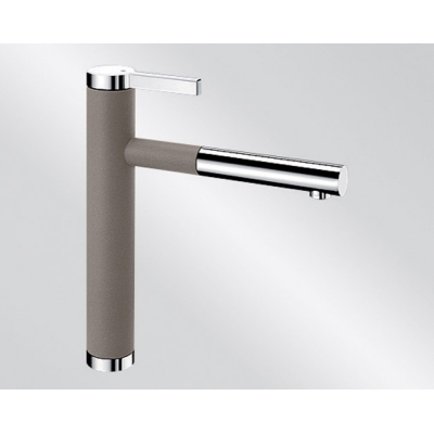 Blancolinee-S Silgranit look, color tartufo/chrome, 518446