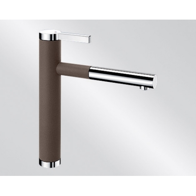 Blancolinee-S Silgranit look, color cafe/chrome, 518445