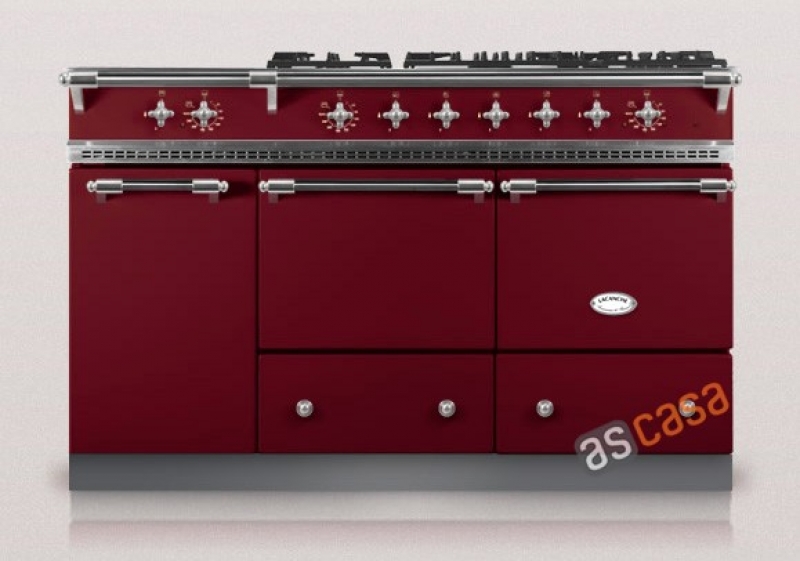 Lacanche Cluny 1400 G Classic, cooking station, 140.5 cm, color burgundy, with 5 year guarantee!