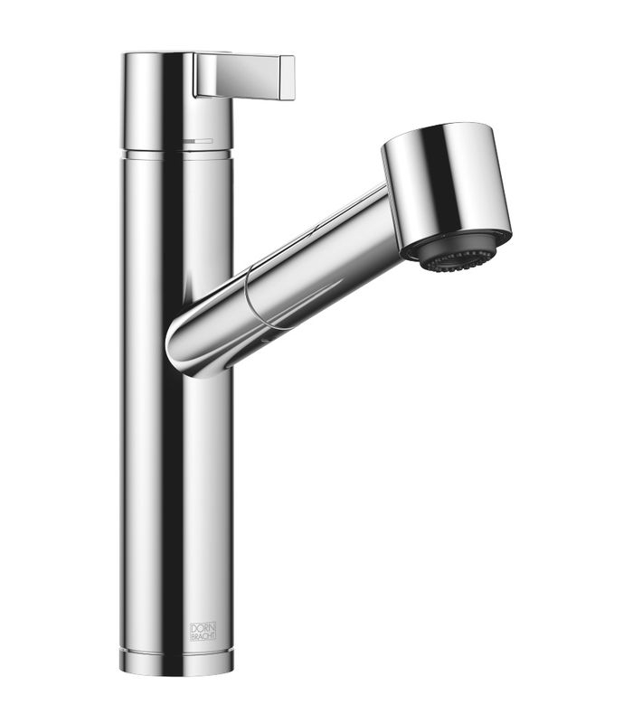 Dornbracht Eno pull-out single lever mixer with shower function, high pressure, chrome, 33875760-00