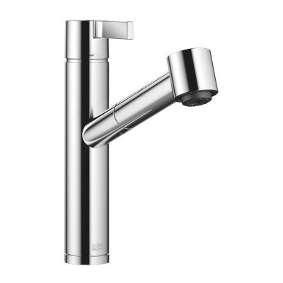 Dornbracht Eno pull-out single lever mixer with shower function, high pressure, chrome, 33875760-00