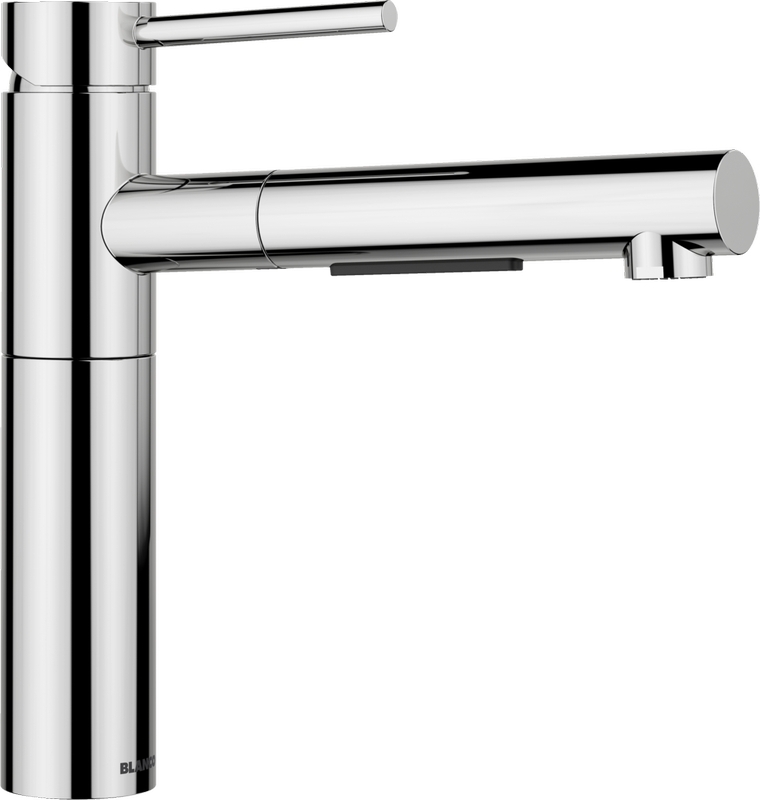 Blanco Alta-S-F II window fitting, high pressure pull spout, color chrome, 527557