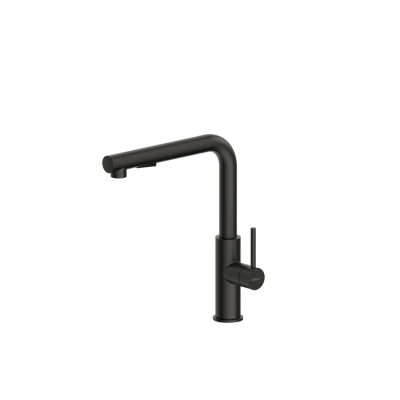Servizio Namor 4, matt black, high pressure, hand shower, single lever mixer, 5025008