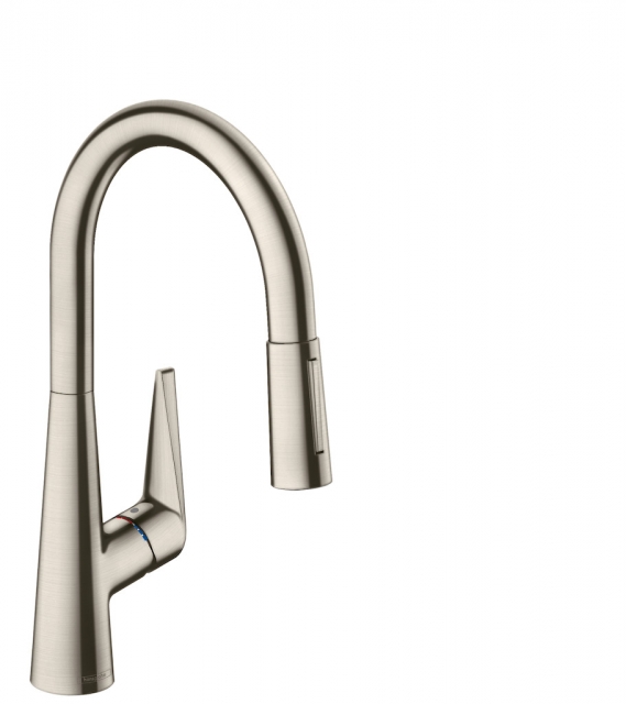 hansgrohe Talis S 200, хром, высокое давление, душевой шланг 5026112