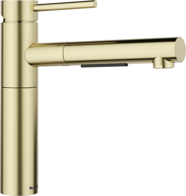 Blanco Alta-S II high pressure pull spout, PVD satin gold, 527554